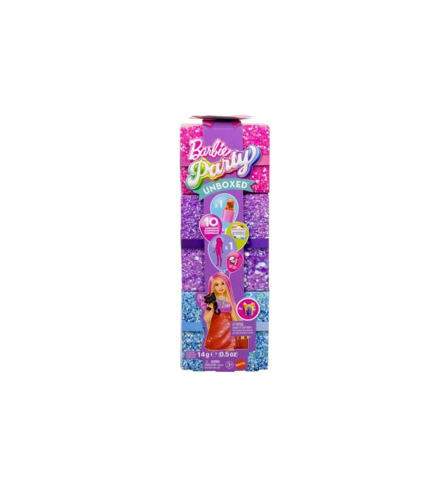 BARBIE - Poupée Fête Unboxed Glam série Red Original Doll Assortiment