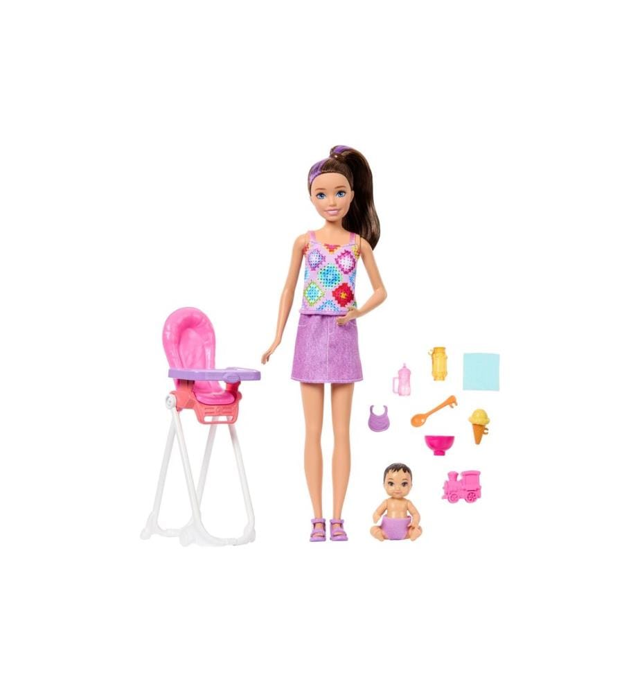 BARBIE - Spielset Skipper Babysitters Inc. Babypflege Set