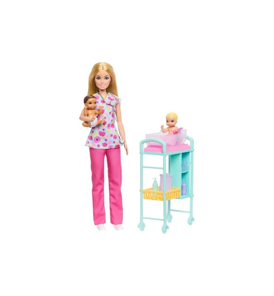 BARBIE - Ensemble de jeu Poupée pédiatre