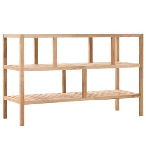 Badezimmer-Regal Walnussholz massiv 100x40x65 cm