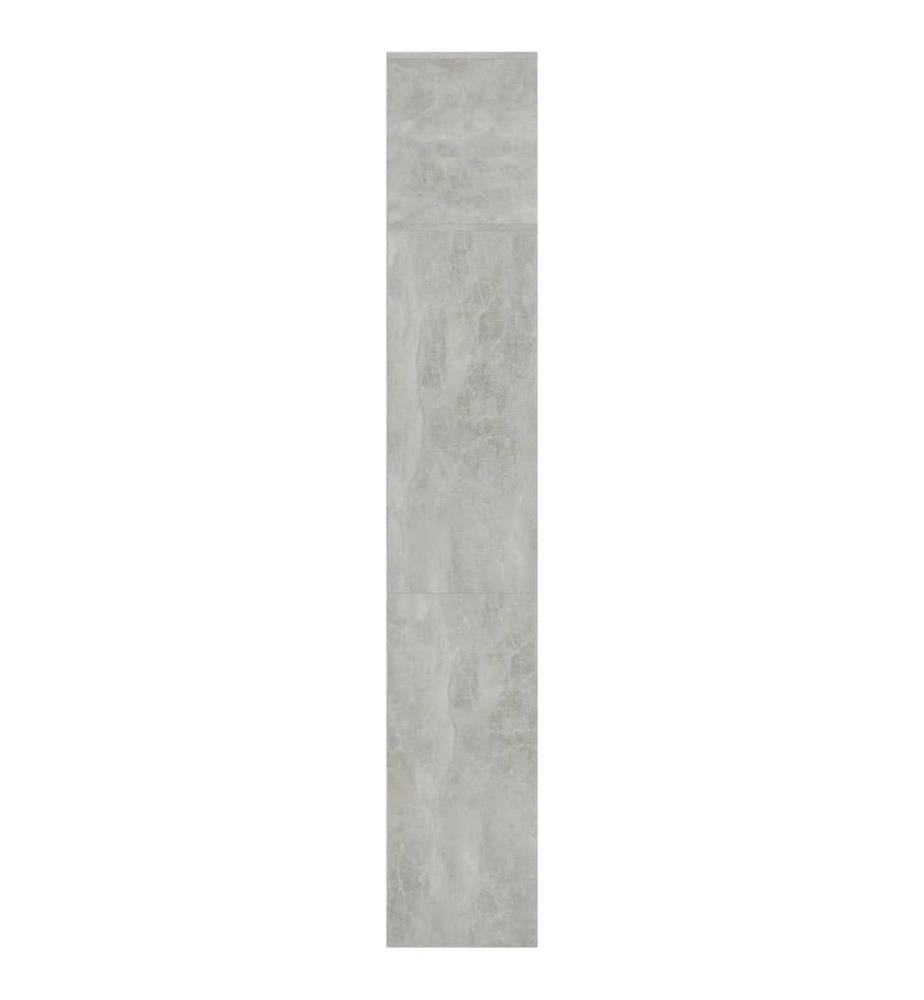 Jeu de bibliothèque/meuble TV 3 pcs Gris béton 180x30x180 cm