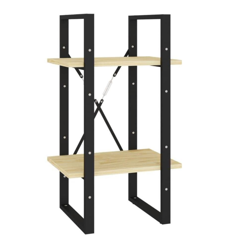 Bibliothèque à 5 niveaux 40x30x175 cm Bois de pin