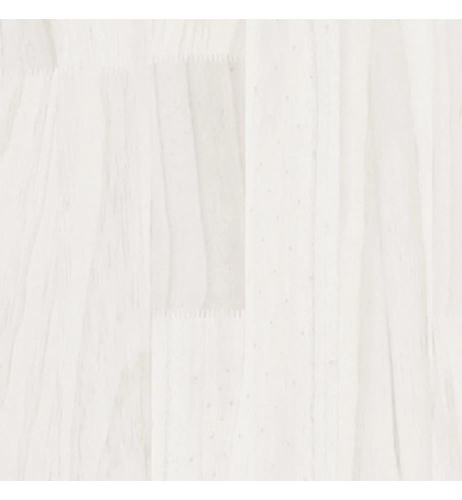 Bibliothèque à 5 niveaux Blanc 100x30x175 cm Bois de pin