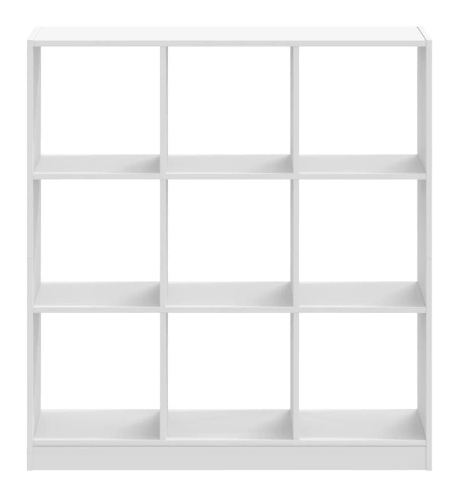 Bücherregal Weiss 102x32x108 cm Holzwerkstoff
