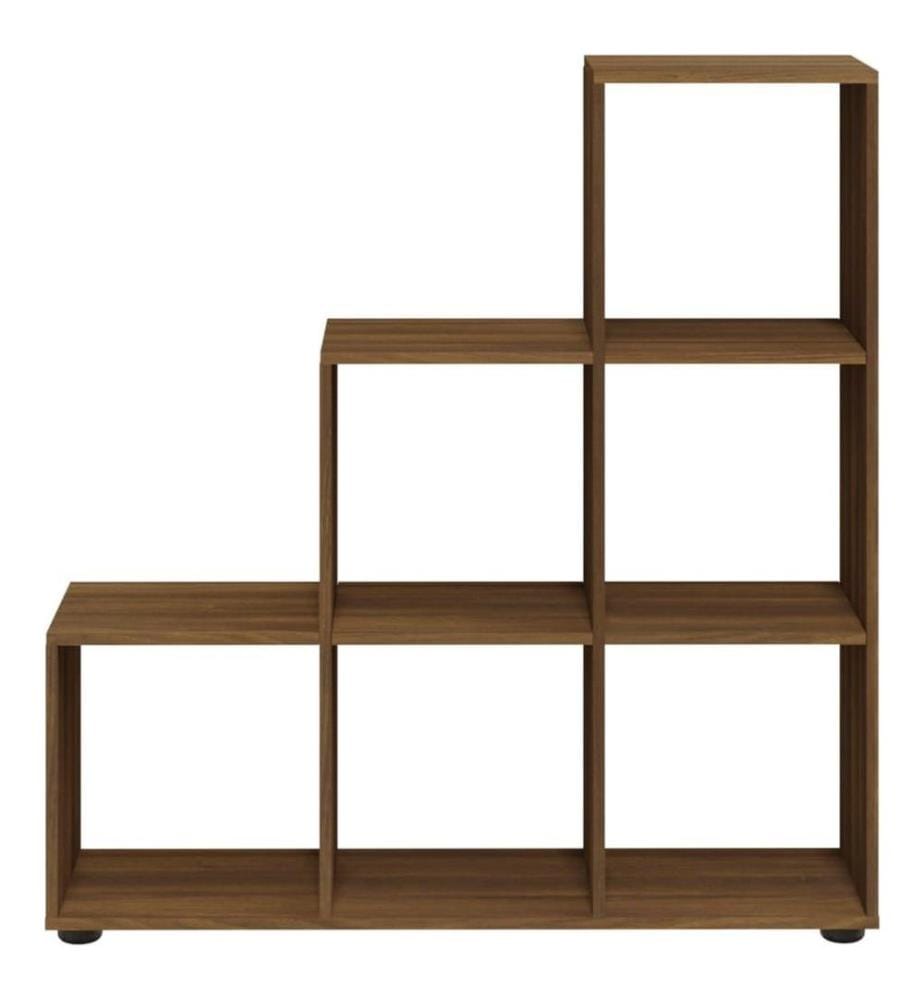 Bibliothèque escalier Chêne marron 107 cm Bois d'ingénierie