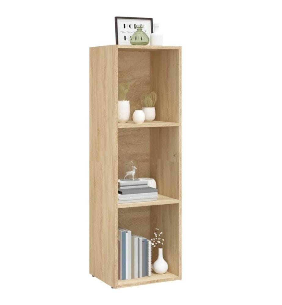 Bibliothèque/Meuble TV Chêne sonoma 36 x 30 x 114 cm Aggloméré