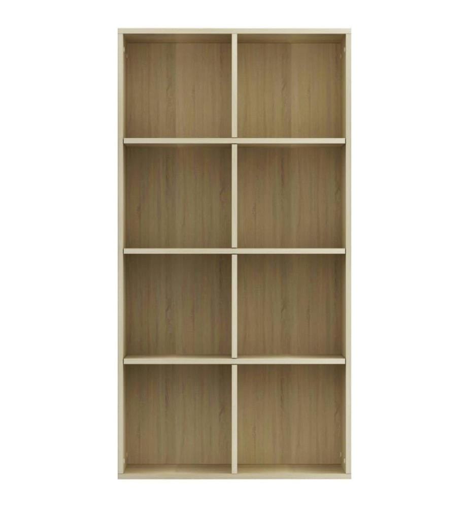 Bibliothèque/Buffet Chêne sonoma 66 x 30 x 130 cm Aggloméré