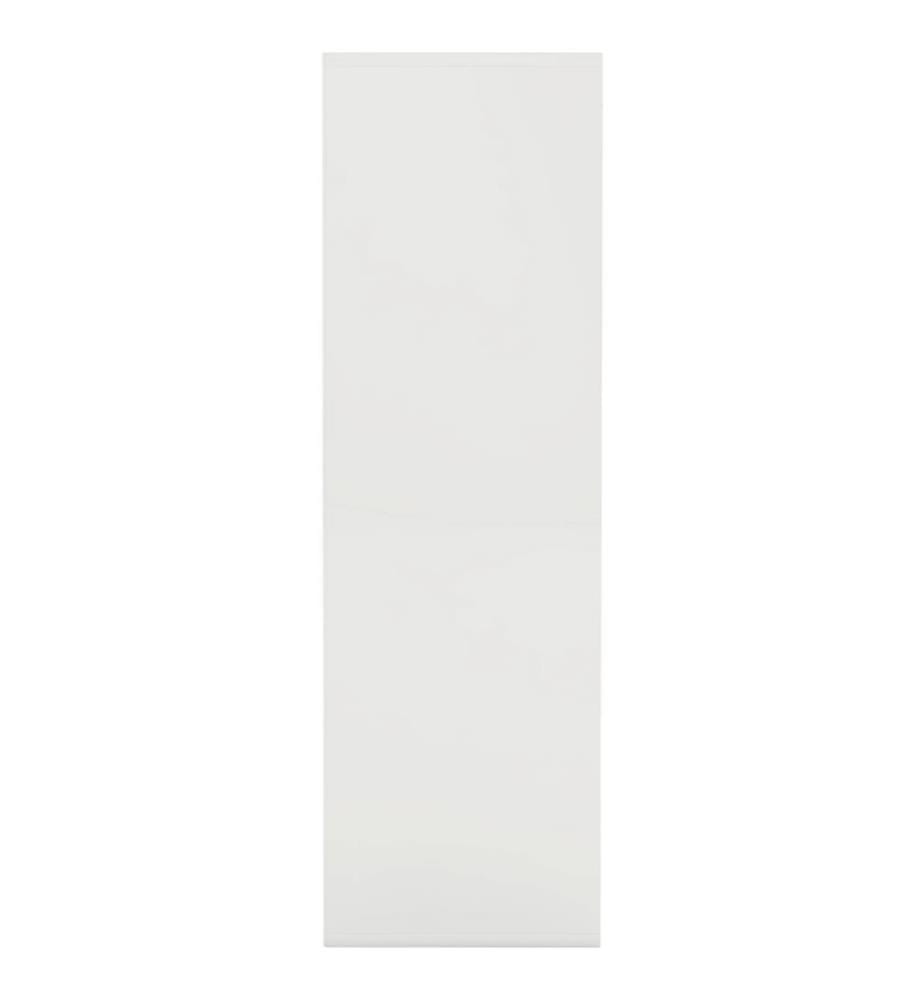 Bibliothèque Blanc 98x30x98 cm Aggloméré