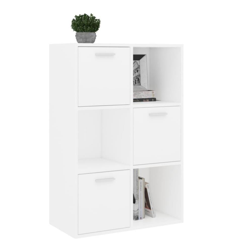 Armoire de rangement Blanc 60x29,5x90 cm Bois d'ingénierie