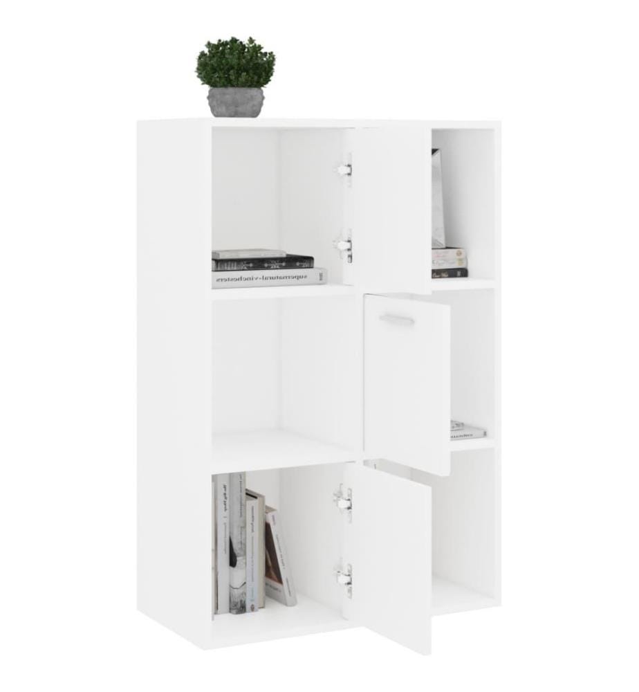 Armoire de rangement Blanc 60x29,5x90 cm Bois d'ingénierie