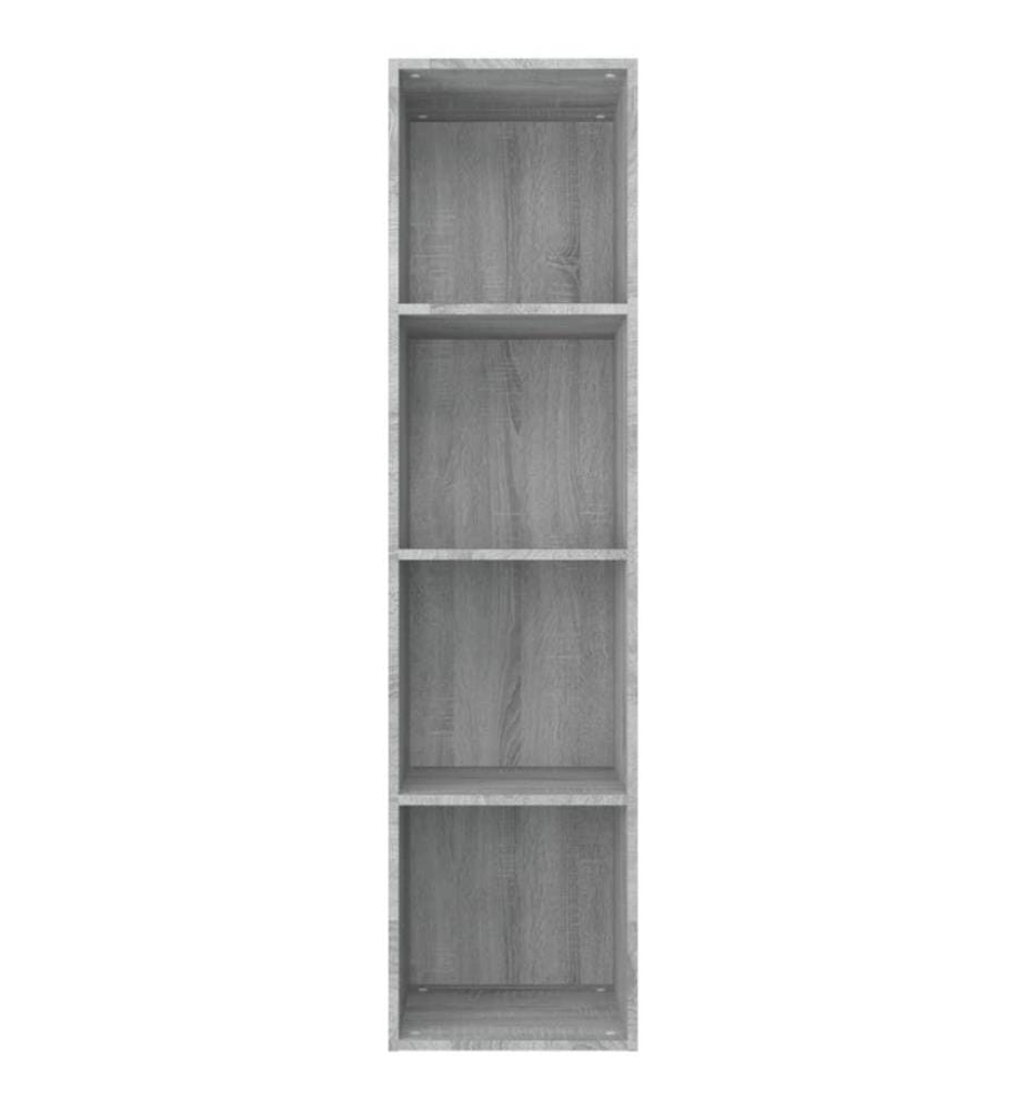 Bibliothèque/Meuble TV Sonoma gris 36x30x143 cm