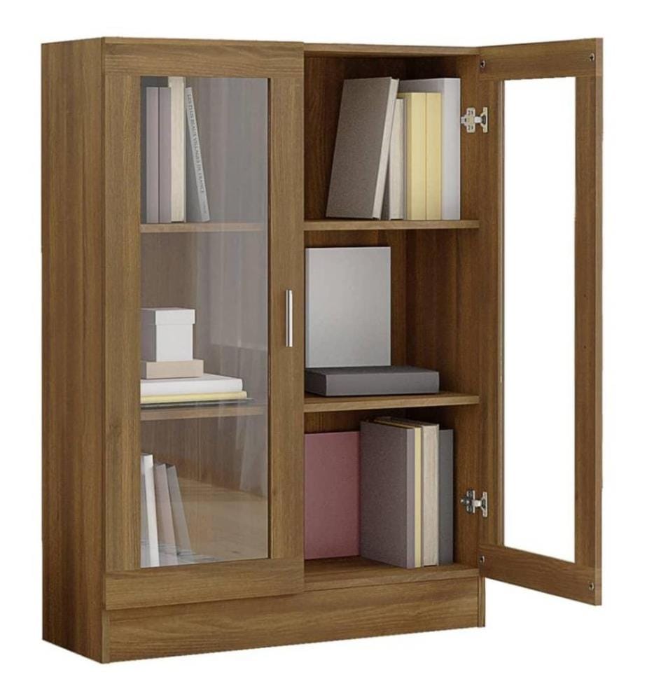 Armoire à vitrine Chêne marron 82,5x30,5x115cmBois d'ingénierie