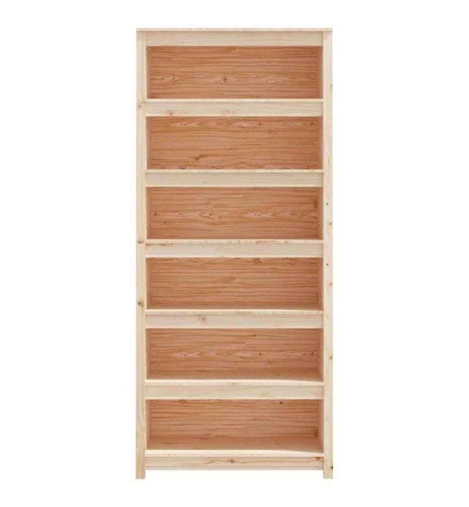 Bibliothèque 80x35x183 cm Bois de pin massif
