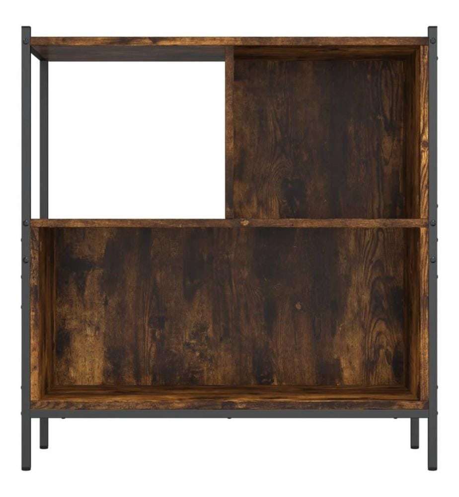 Bücherregal Räuchereiche 72x28x77,5 cm Holzwerkstoff