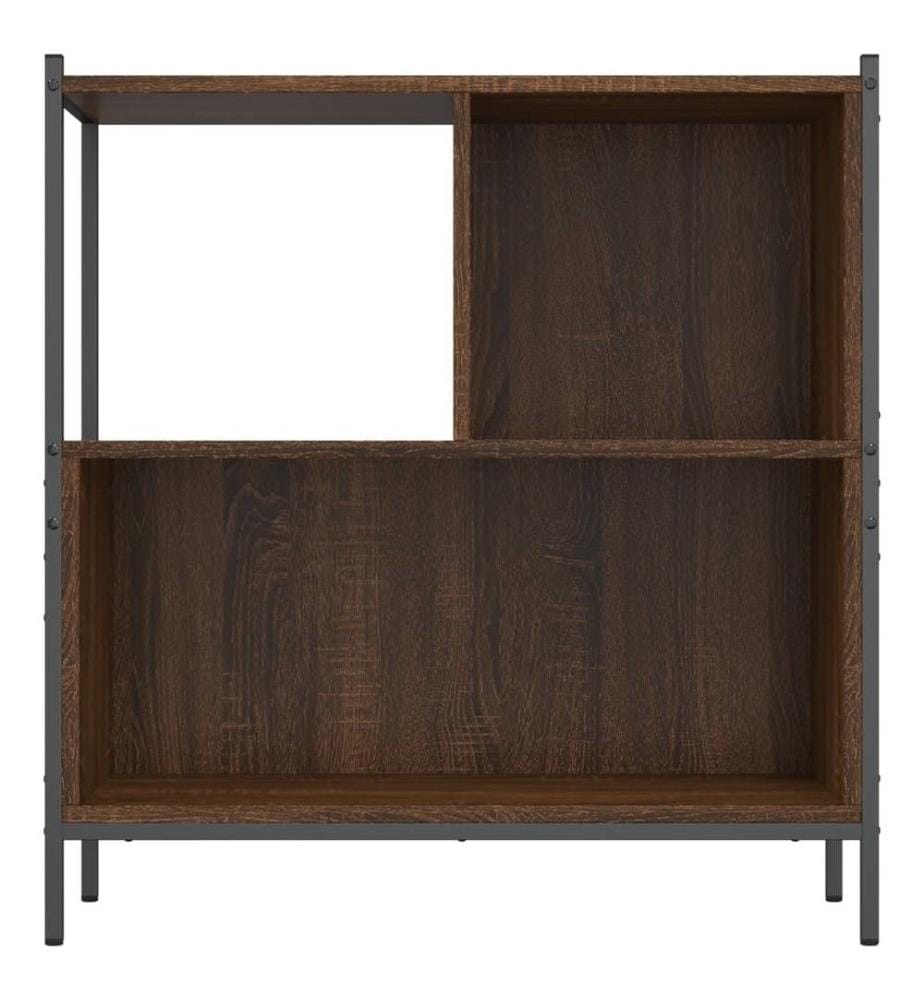Bücherregal Braun Eichen-Optik 72x28x77,5 cm Holzwerkstoff