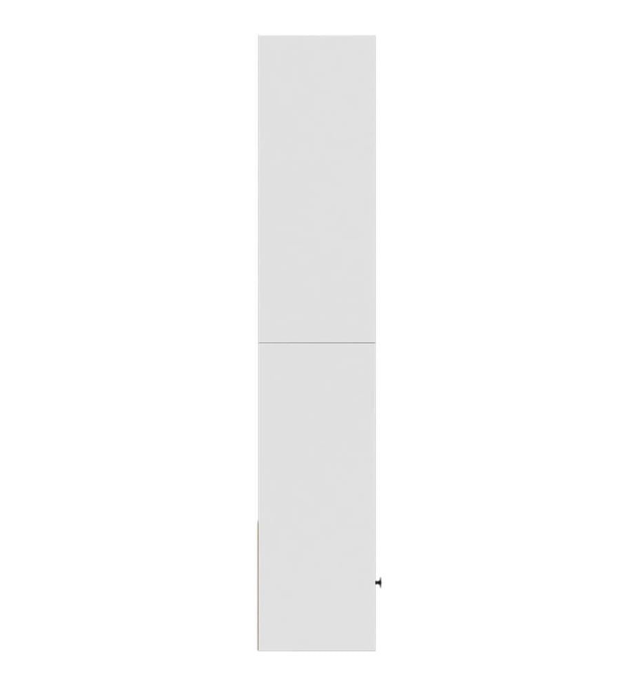 Bibliothèque blanc 40x36x189 cm bois d'ingénierie