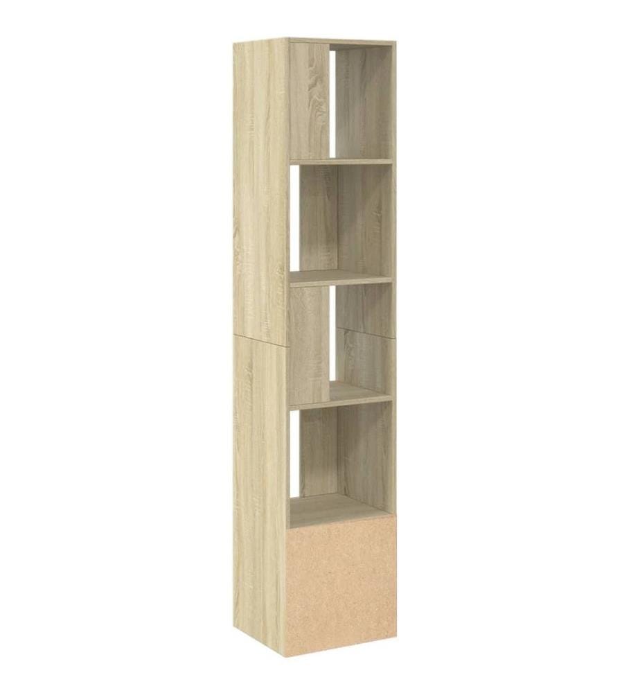 Bibliothèque chêne sonoma 40x36x189 cm bois d'ingénierie