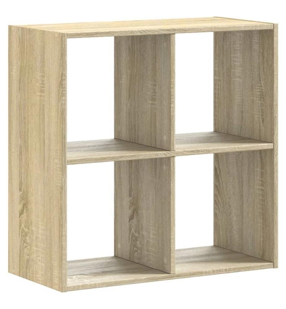 Bibliothèque chêne sonoma 68,5x32x68,5 cm bois d'ingénierie