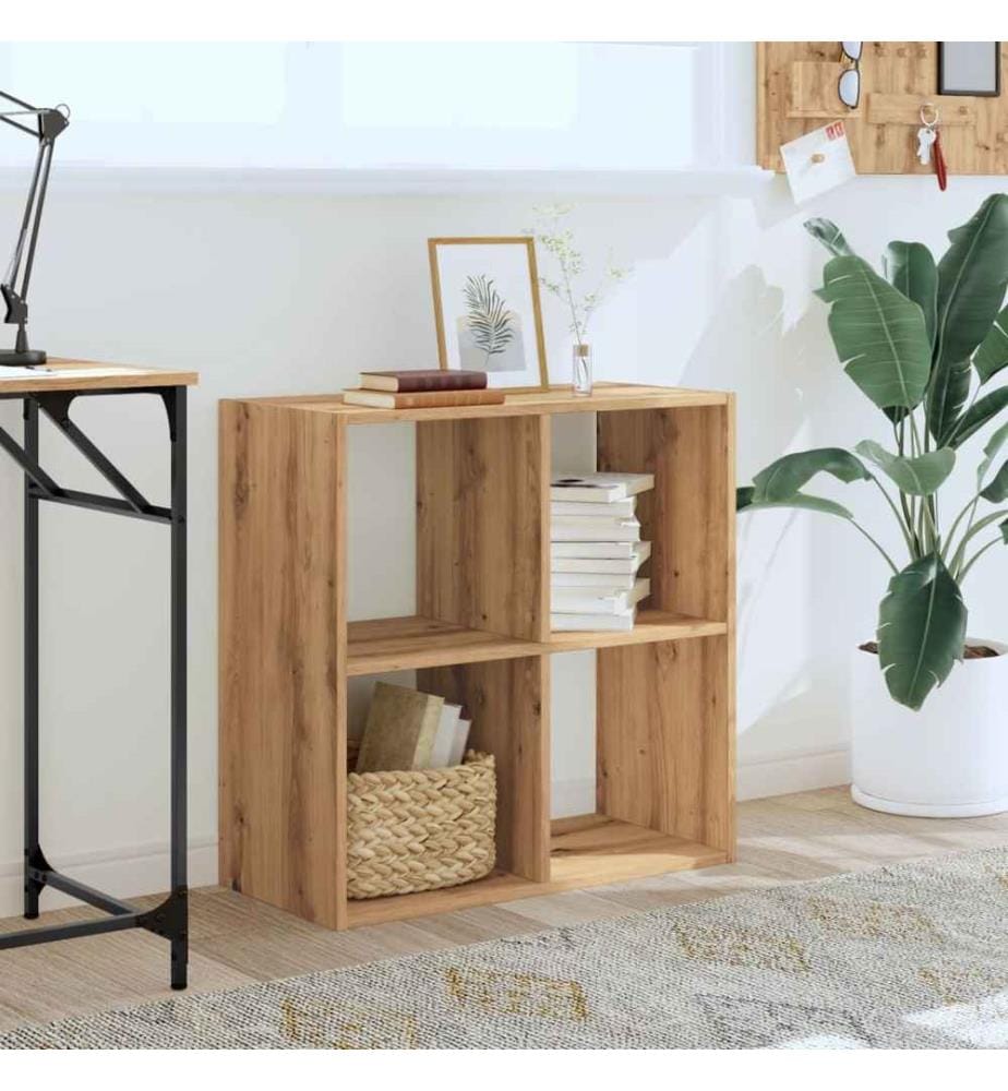 Bücherregal Artisan-Eiche 68,5x32x68,5 cm Holzwerkstoff