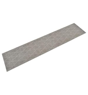 Küchenteppich Waschbar Raute 60x300 cm Samt
