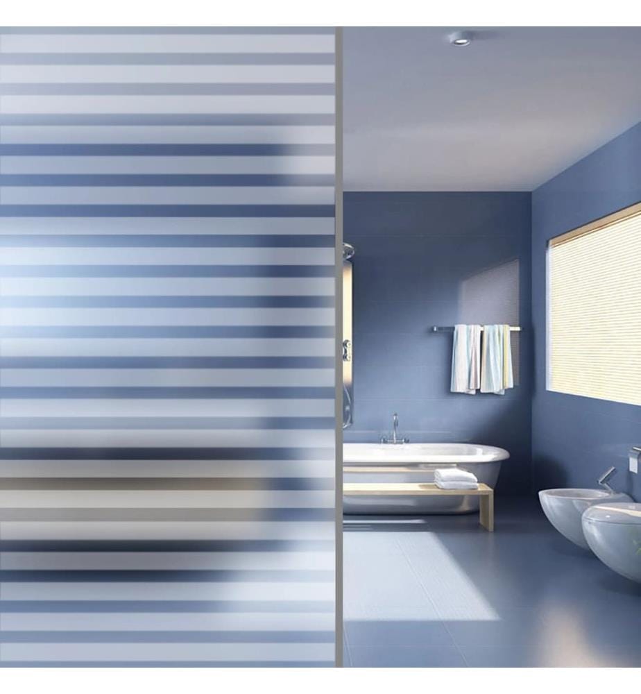 Fensterfolie Matt Streifen-Design 0,9x10 m PVC