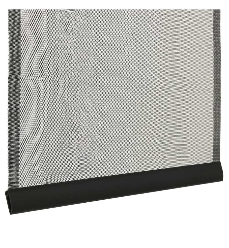 Insektenschutz für Türen 5-tlg. Netzvorhang Schwarz 120x240 cm