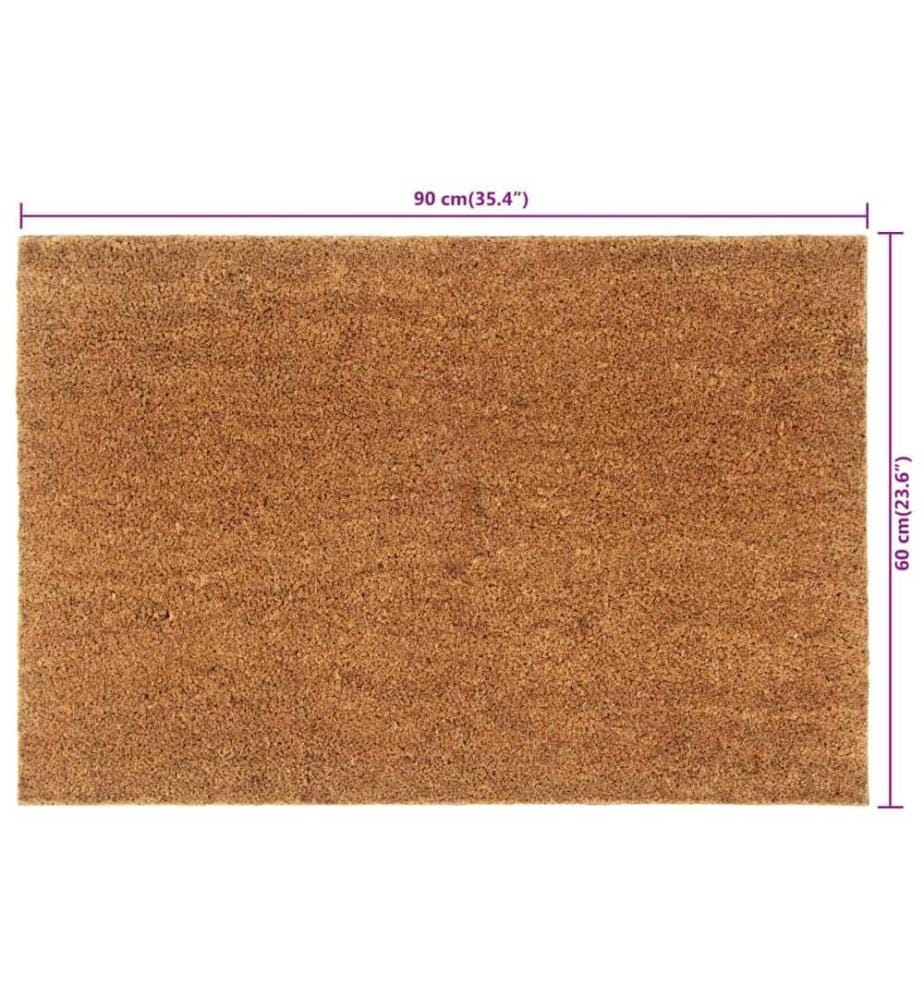 Fussmatte Natur 60x90 cm Kokosfaser Getuftet