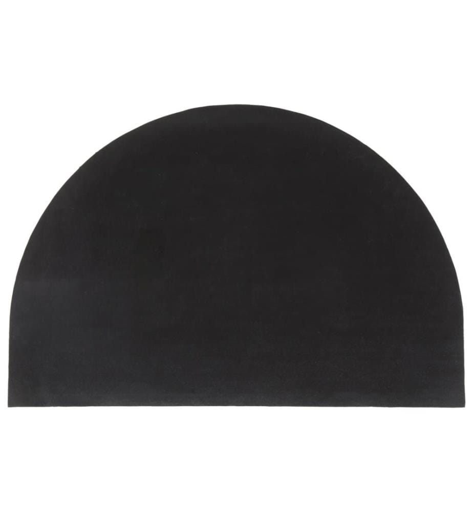 Fussmatte Natur Halbrund 60x90 cm Kokosfaser Getuftet