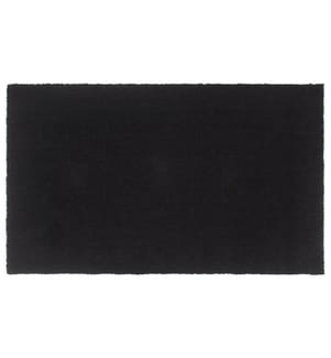 Fussmatte Schwarz 90x150 cm Kokosfaser Getuftet