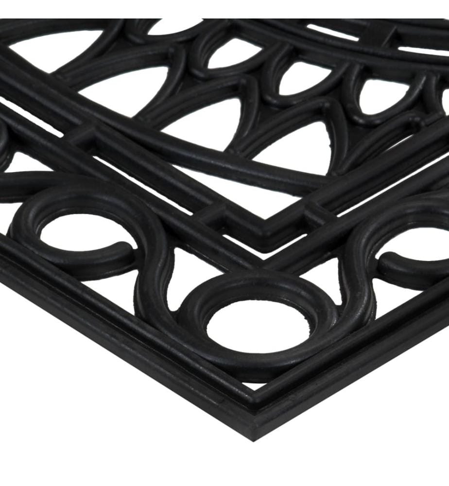 Fussmatte Rechteckig 45x75 cm Gummi