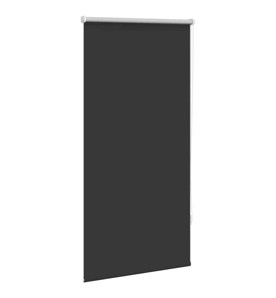 Verdunkelungsrollo 64,4 x 120 cm, Stoffbreite 60 cm, Schwarz