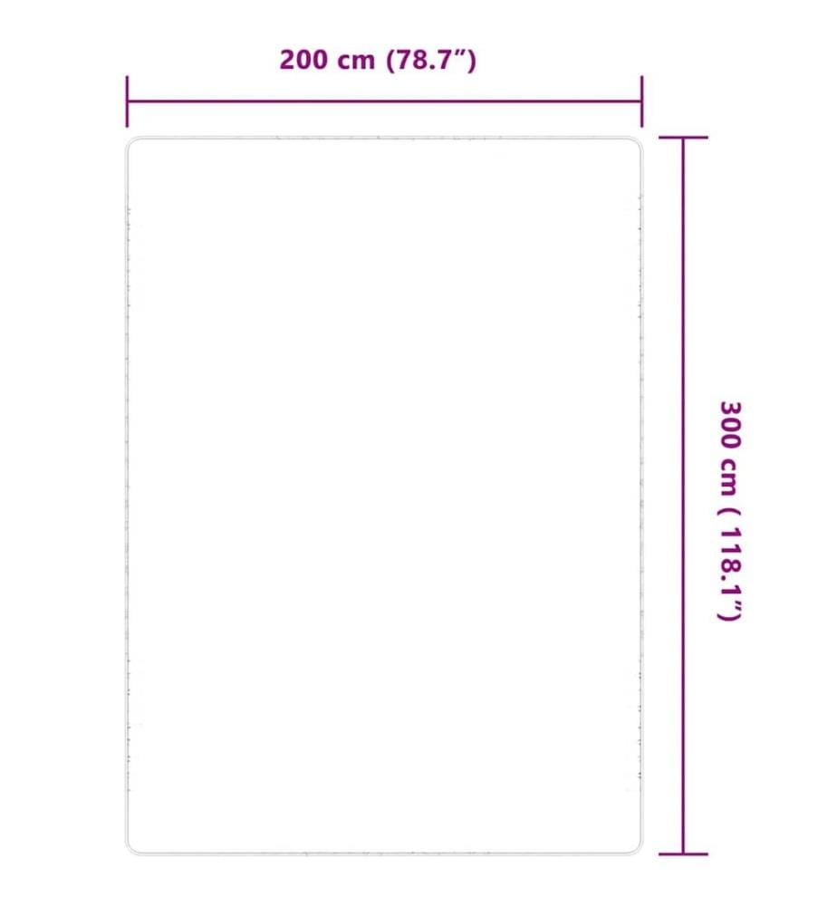 Teppich Jute mit Latexrücken 70x130 cm Natur