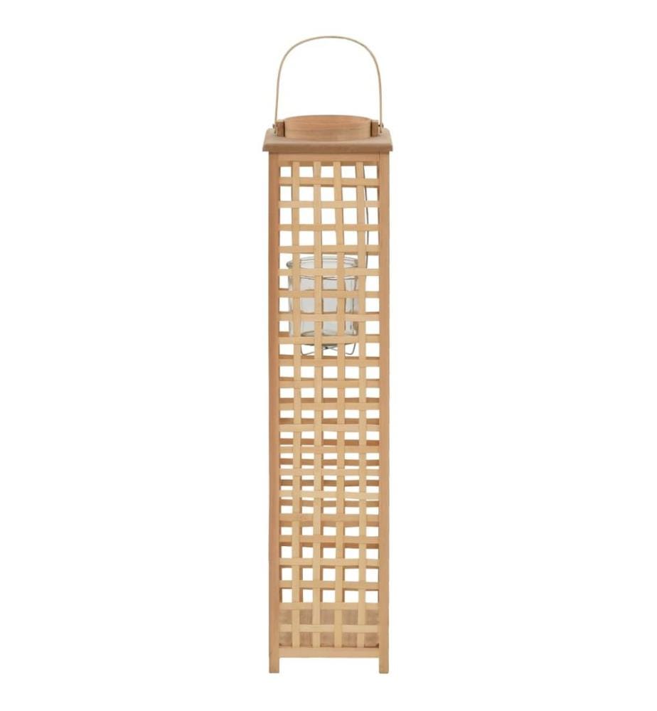 Bougeoir suspendu Bambou Naturel