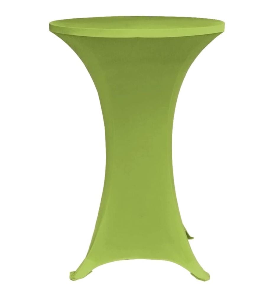 Stretch-Tischhussen 4 Stk. 80 cm Grün