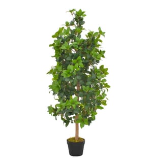 Künstliche Pflanze Lorbeerbaum mit Topf Grün 120 cm