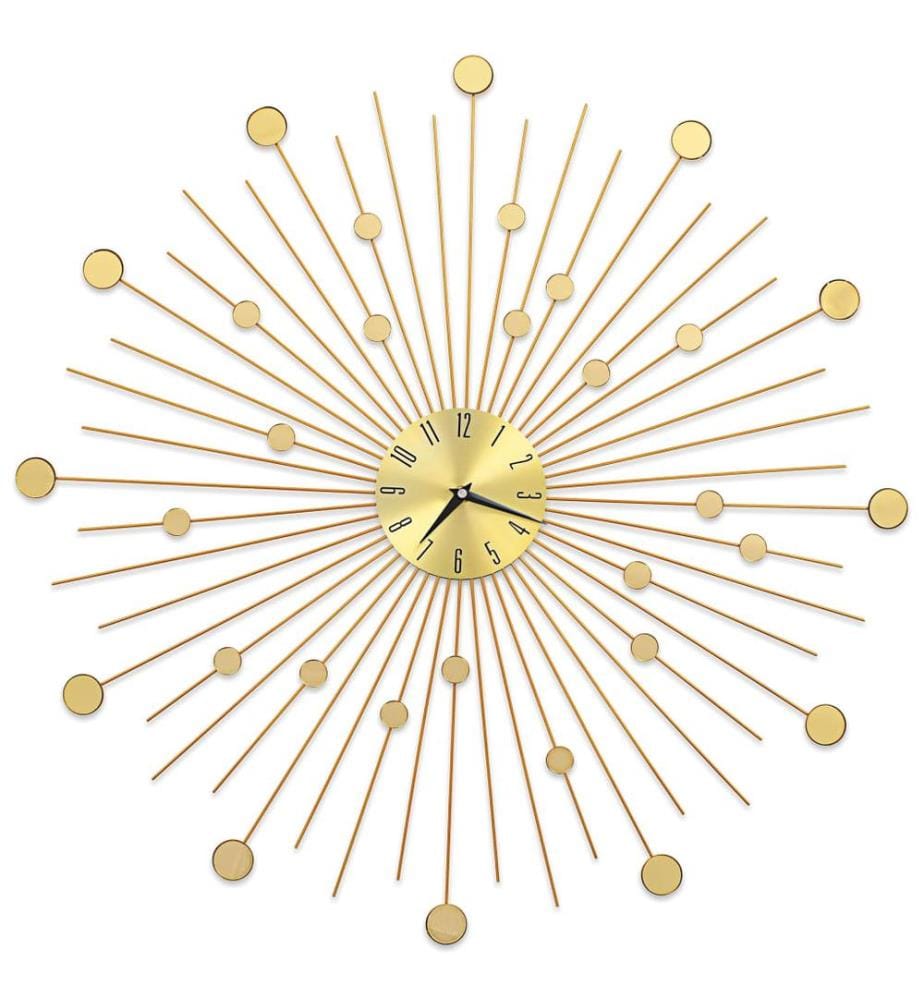 Wanduhr Metall 70 cm Golden