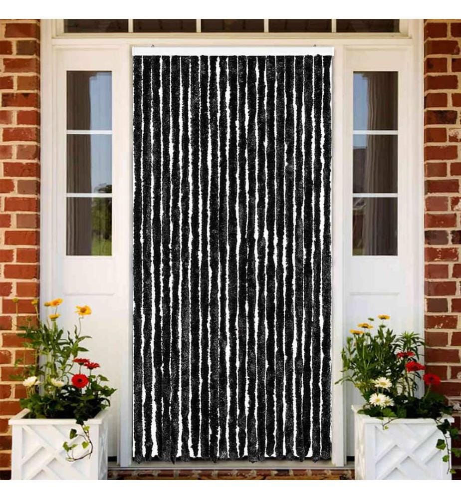 Insektenschutz-Vorhang Anthrazit 90x220 cm Chenille