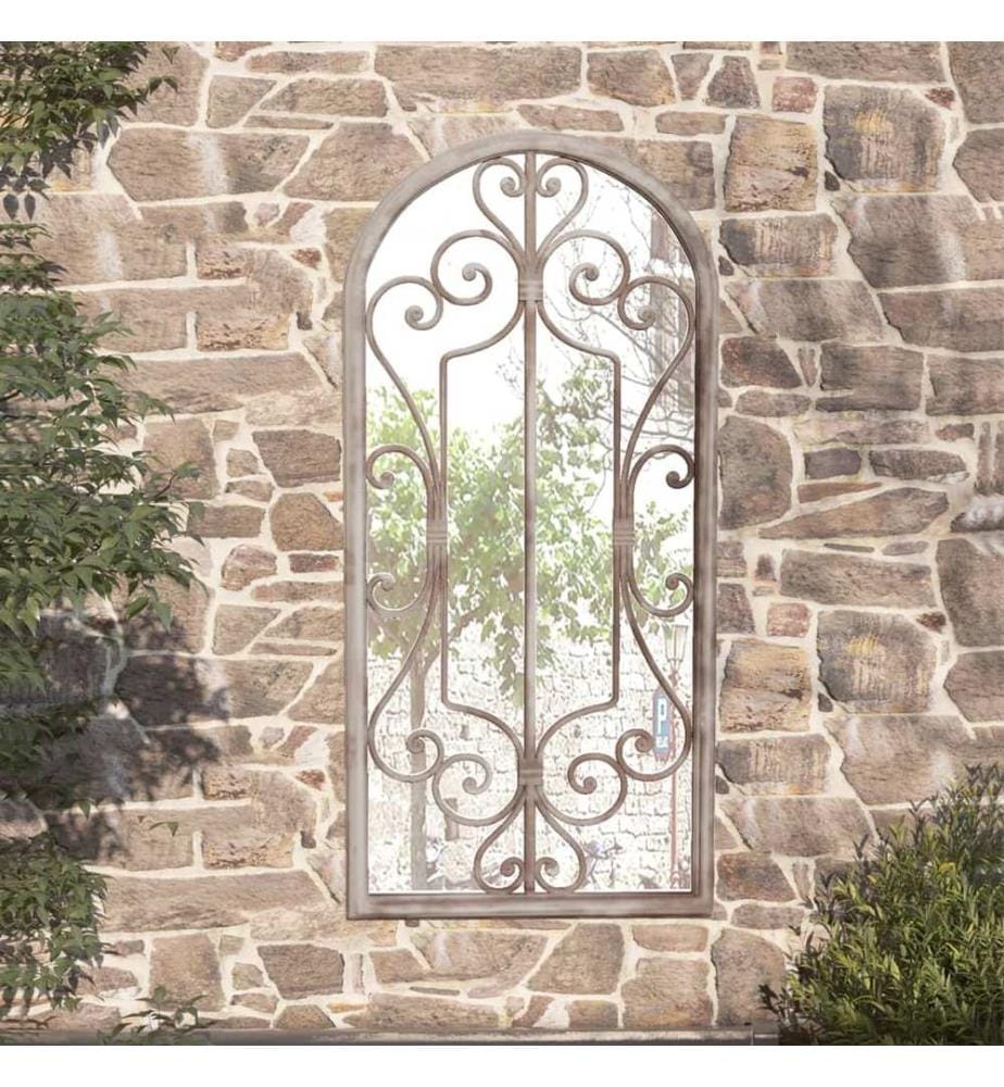 Gartenspiegel Sand 100x45 cm Eisen