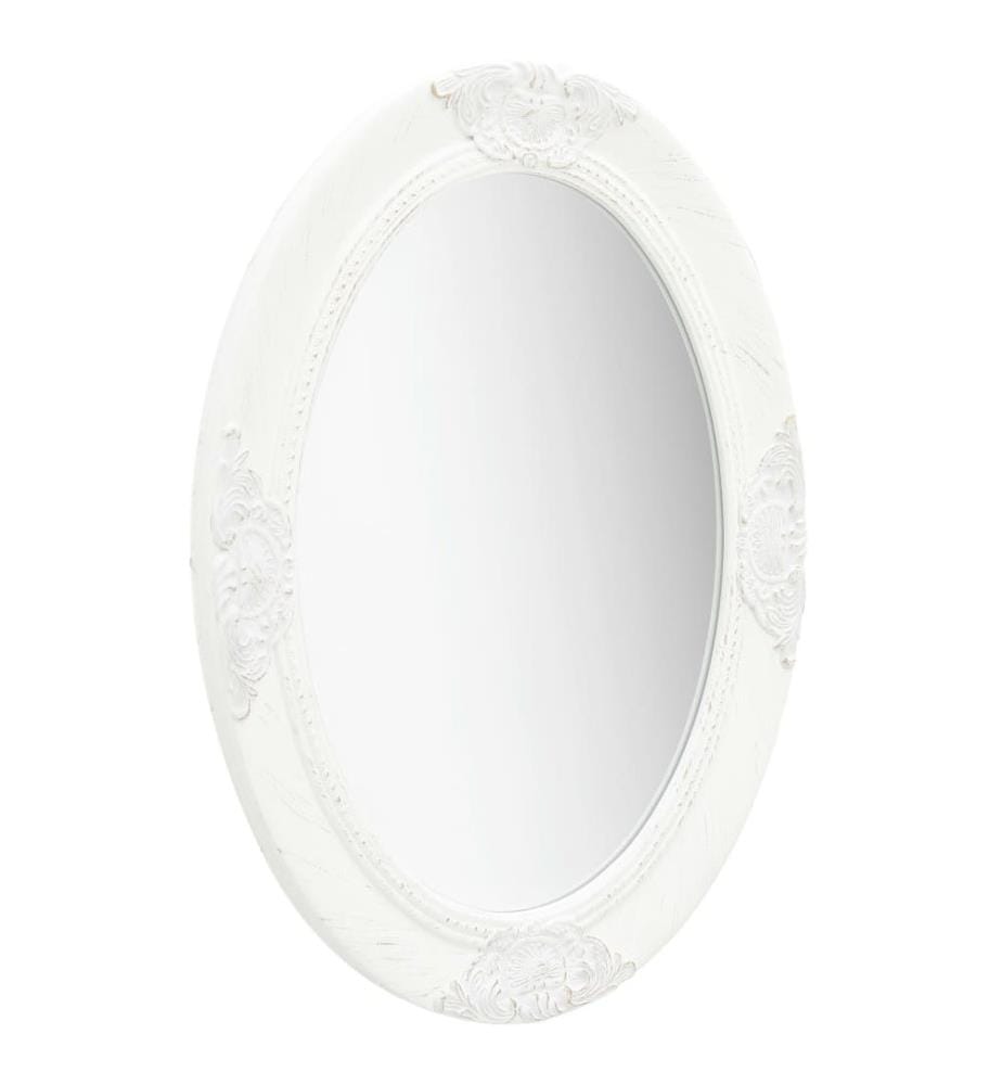 Wandspiegel im Barock-Stil 50 x 70 cm Weiss