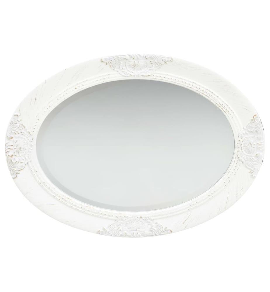 Wandspiegel im Barock-Stil 50 x 70 cm Weiss