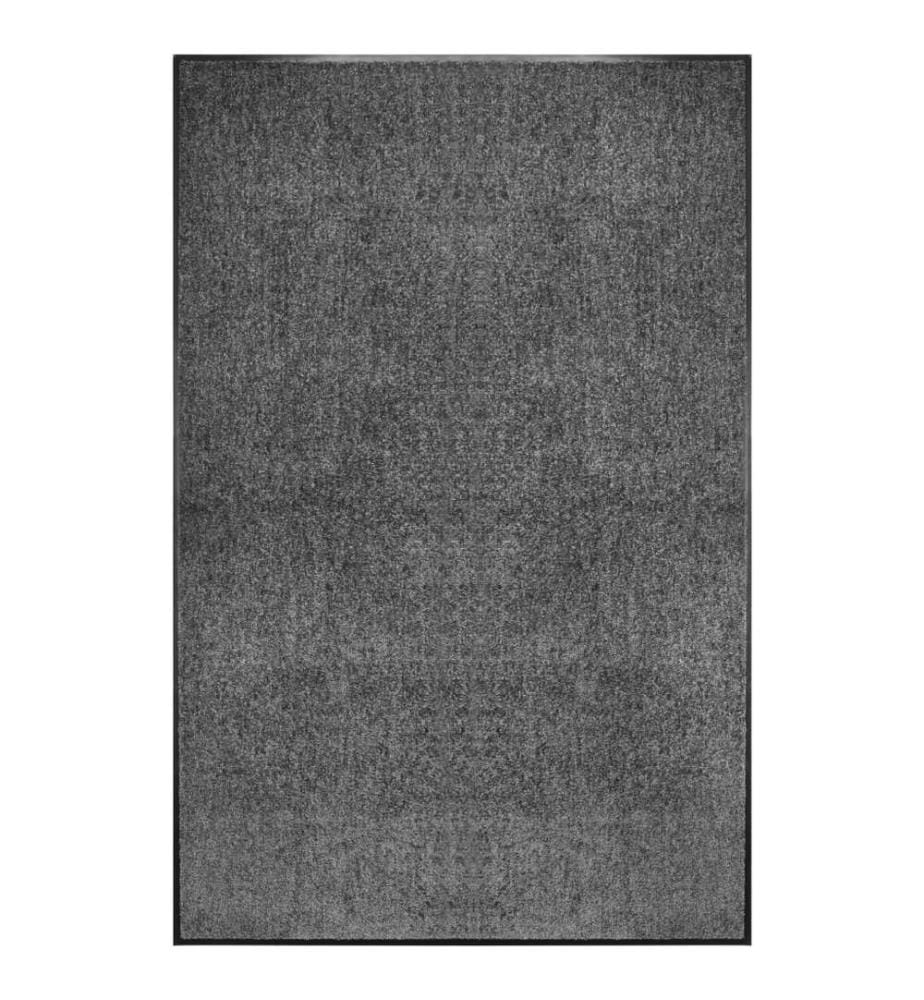 Fussmatte Waschbar Anthrazit 120x180 cm