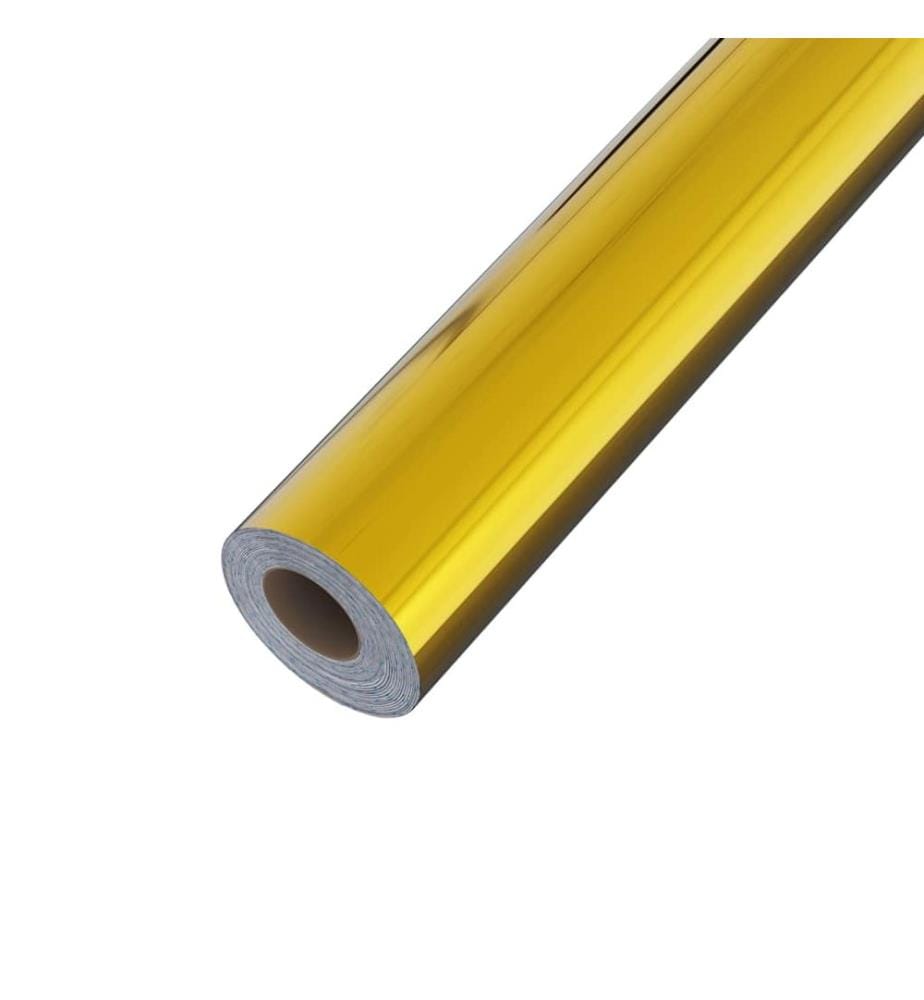 Selbstklebende Möbelfolie Hochglanz-Golden 500x90 cm PVC
