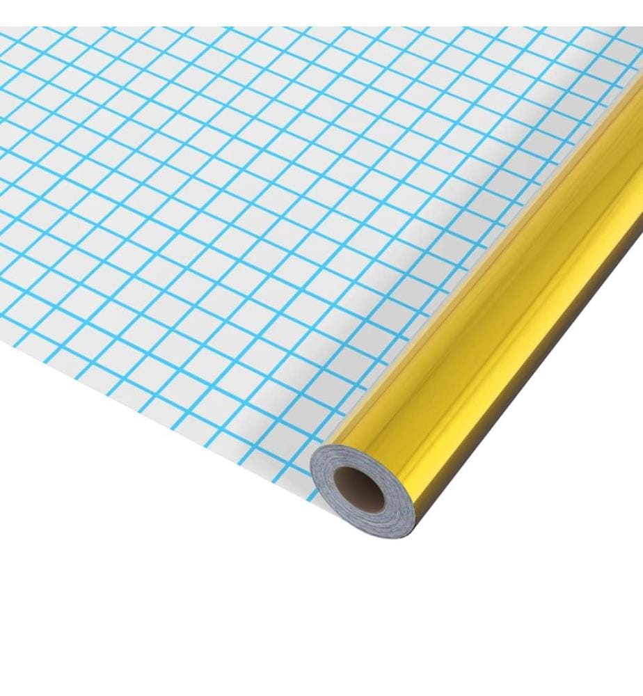 Selbstklebende Möbelfolie Hochglanz-Golden 500x90 cm PVC