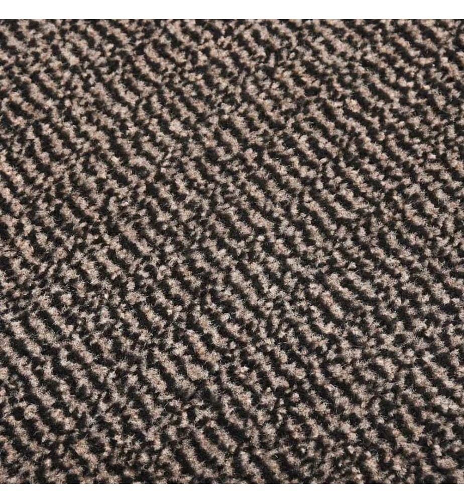Fussmatte getuftet Dunkelbraun 90x150 cm