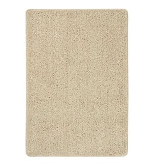 Shaggy-Teppich Creme 120x170 cm Rutschfest