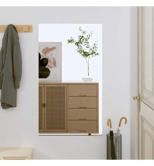 Wandspiegel 50x80 cm Glas Rechteckig