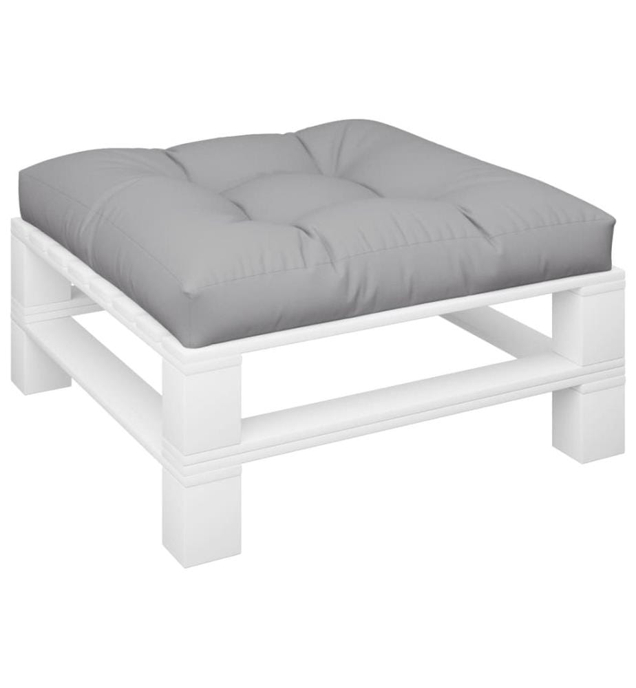 Palettenkissen Grau 80x80x12 cm Stoff