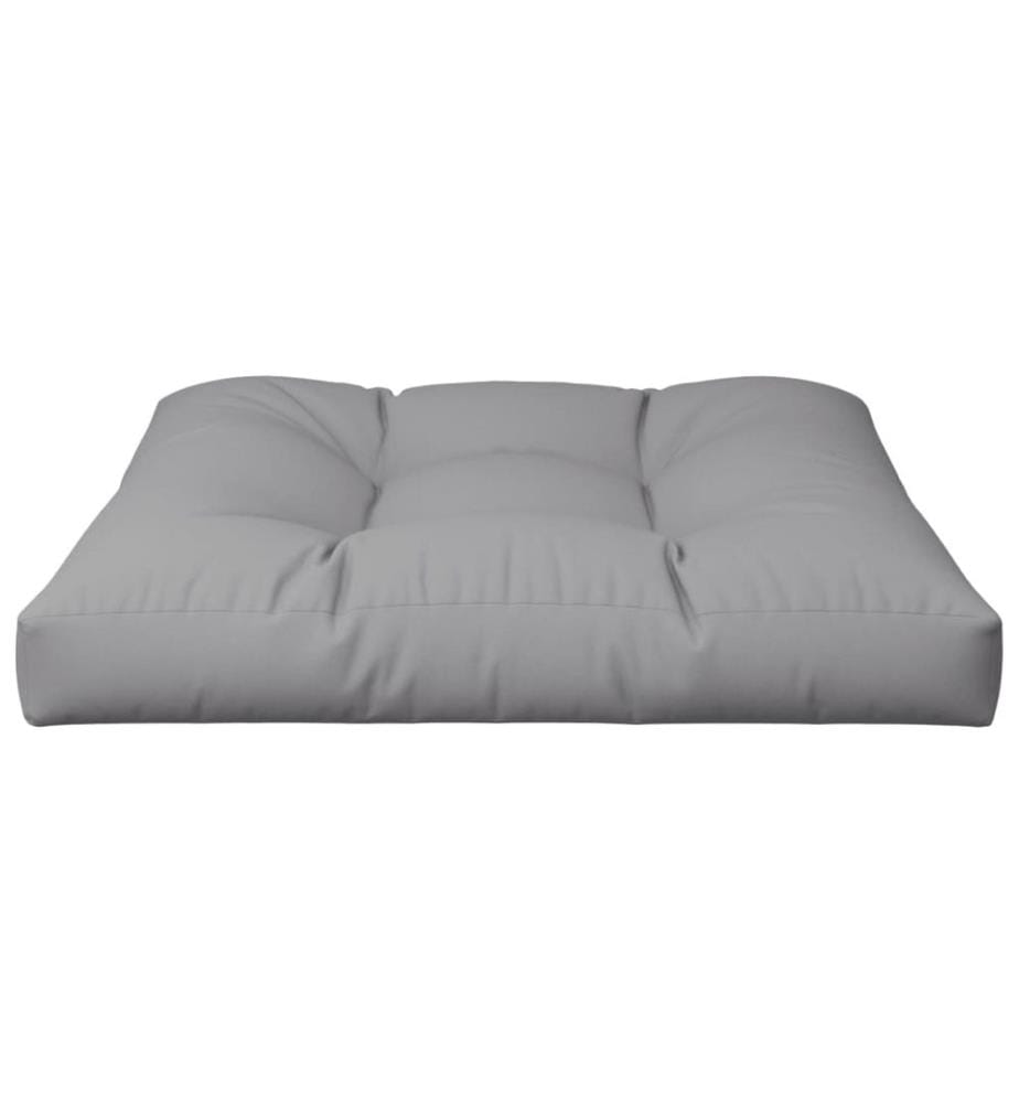 Palettenkissen Grau 80x80x12 cm Stoff