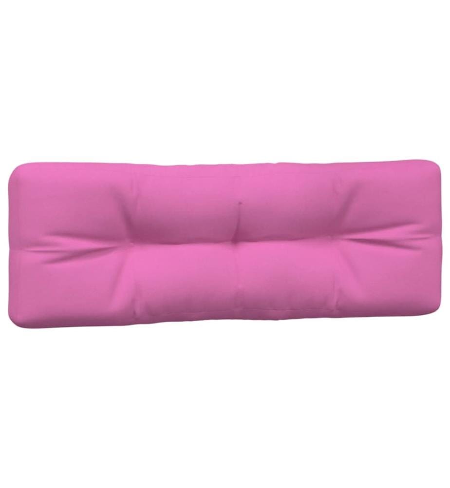 Coussins de palette lot de 2 rose tissu