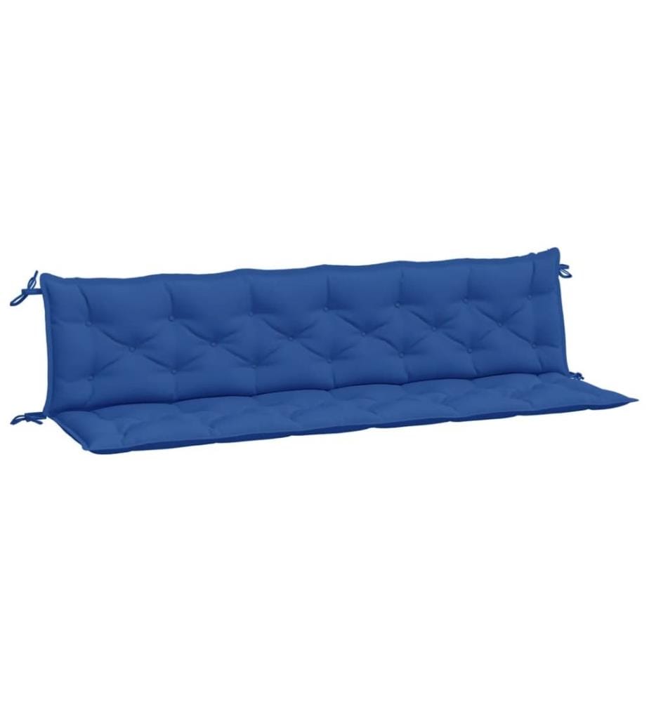 Gartenbank-Auflagen 2 Stk. Blau 200x50x7 cm Oxford-Gewebe